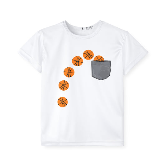BASKETBALL GRAPHIC INTO POCKET-Kids Sports Jersey (AOP)