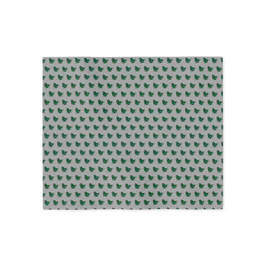 GREEN SOX ICON (pattern)- 60" × 50" Sweatshirt Blanket