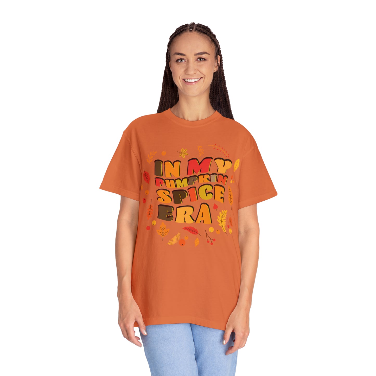 IN MY PUMPKIN SPICE ERA-Unisex Garment-Dyed T-shirt