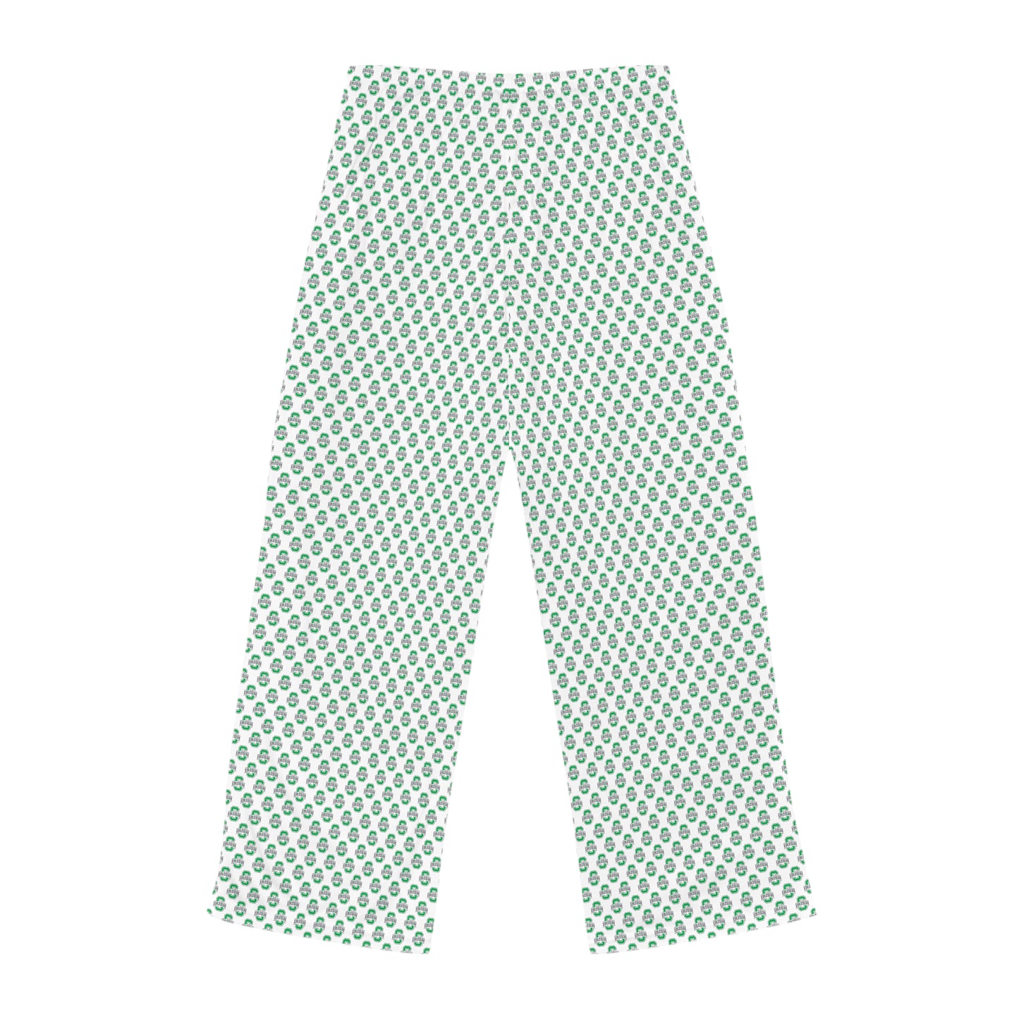 SCIOTO Logo (pattern)_SCIOTO VOLLEYBALL_ESTABLISHED 1995(vertical large print) - Women's Pajama Pants (AOP)