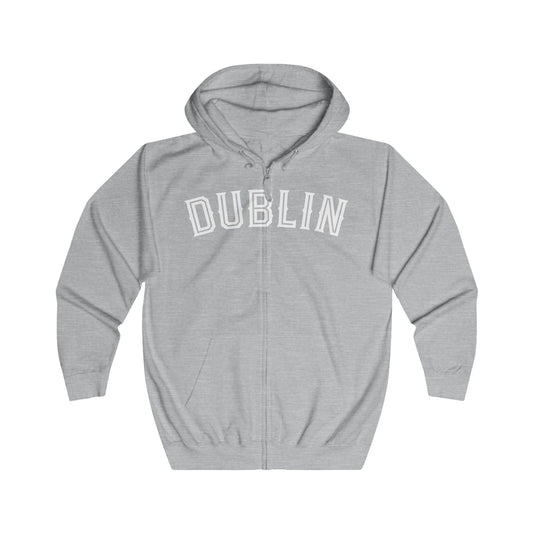 DUBLIN (arched type) - Zip-Up Hoodie
