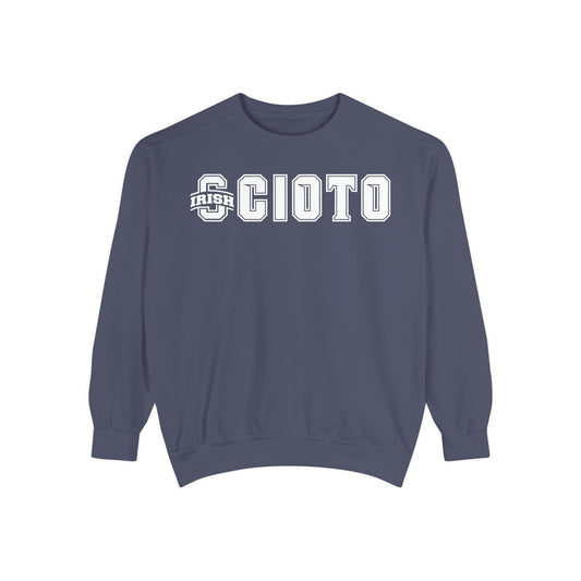 SCIOTO (IRISH LOGO SUBSTITUTION) - Unisex Garment-Dyed Sweatshirt