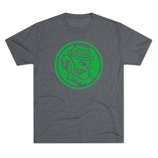 Leprechaun Medallion_Kelly Green – Tee — Irish St. Patrick’s Day Graphic Shirt