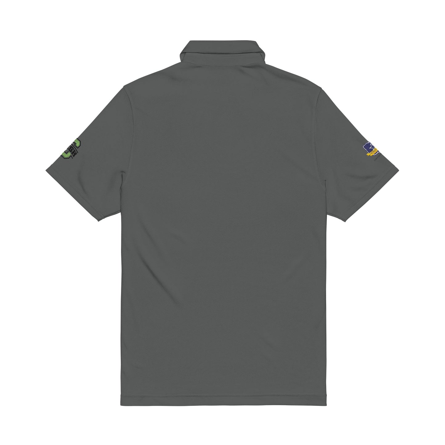 USA_PURPLE STAR CLUB_SCIOTO LOGO _Under Armour_Gray – Men's Embroidered Polo Shirt