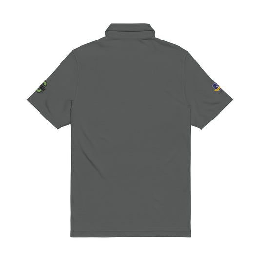 USA_PURPLE STAR CLUB_SCIOTO LOGO _Under Armour_Gray – Men's Embroidered Polo Shirt