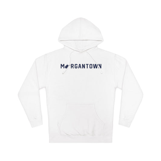 MORGANTOWN_WV STATE SHAPE - Unisex Hooded Sweatshirt
