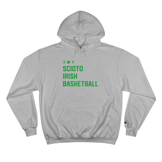 SCIOTO IRISH BASKETBALL_ICONS_LEFT ALIGN-Champion Hoodie