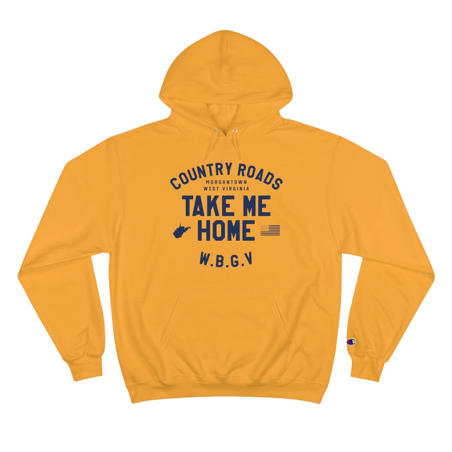 COMRADERY CHEMISTRY BUILDING COOKOUT_WEST BY GOD VIRGINIA-Champion Hoodie