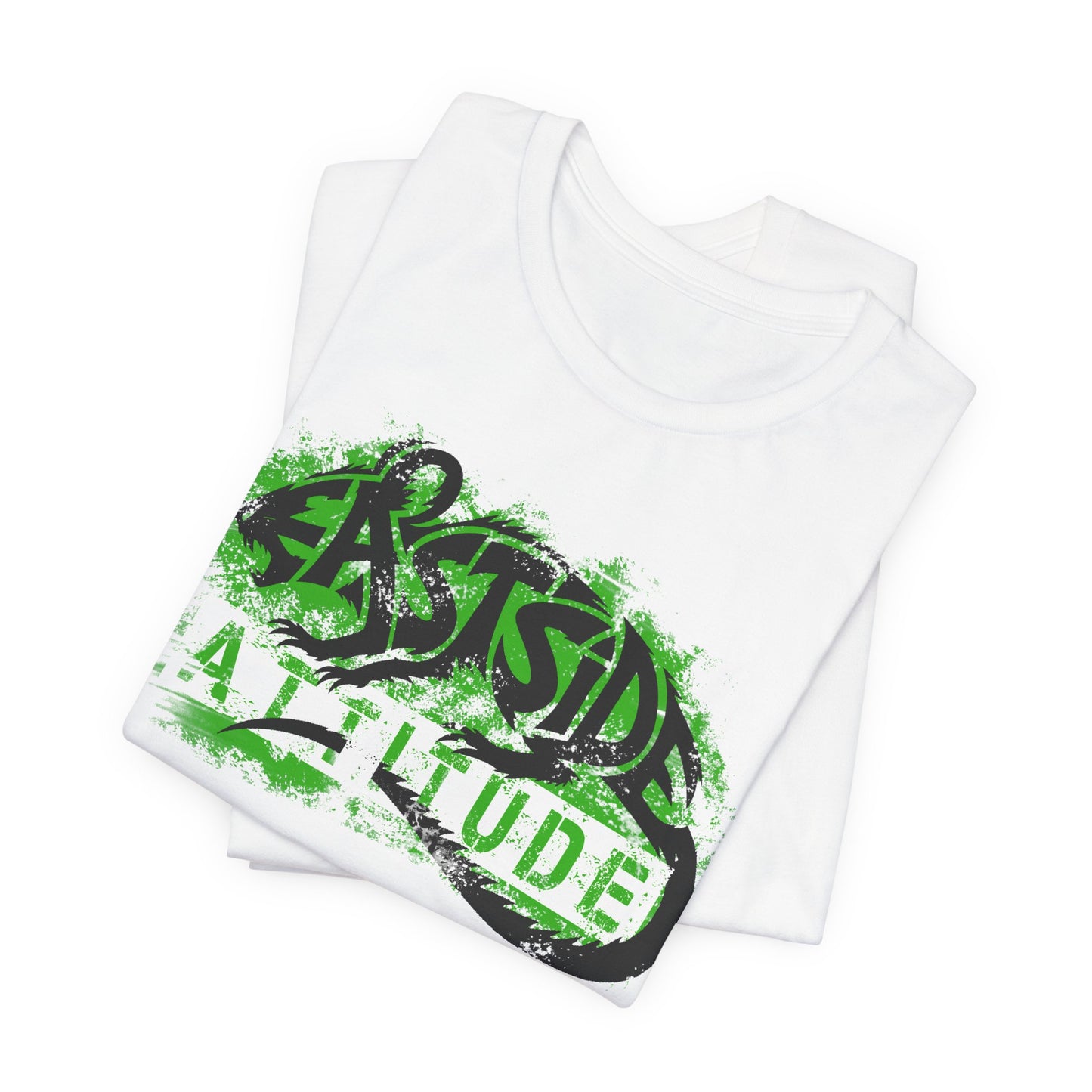 EASTSIDE ATTITUDE_Graphic Tee — distressed graphic Style T-Shirt
