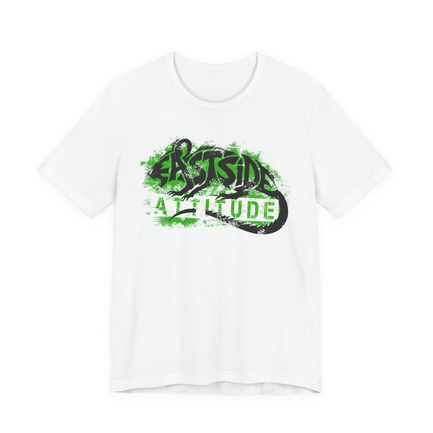 EASTSIDE ATTITUDE_Graphic Tee — distressed graphic Style T-Shirt