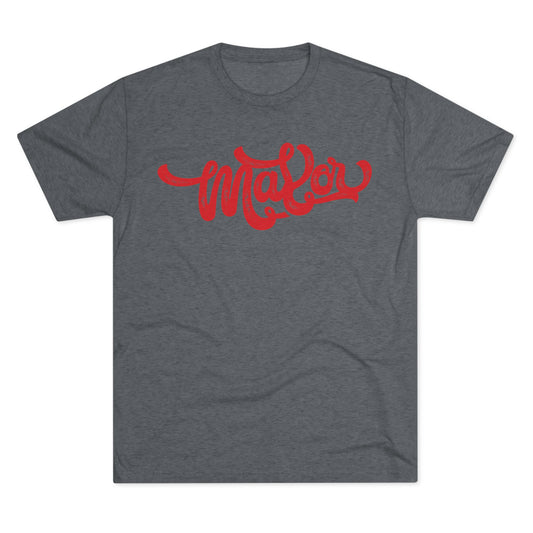 MAYOR (script)-Unisex Tri-Blend Crew Tee