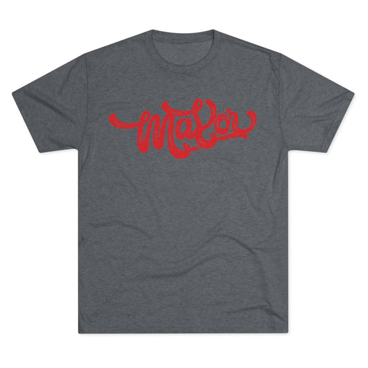 MAYOR (script)-Unisex Tri-Blend Crew Tee