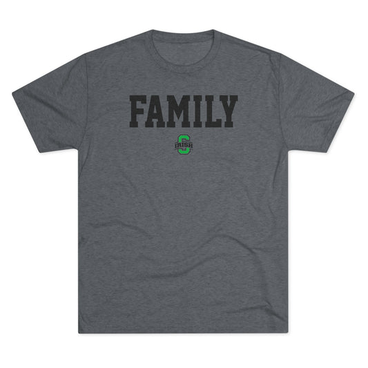 FAMILY_SCIOTO BLOCK S LOGO-Unisex Tri-Blend Crew Tee