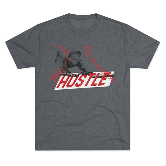 HUSTLE (threads)-Unisex Tri-Blend Crew Tee