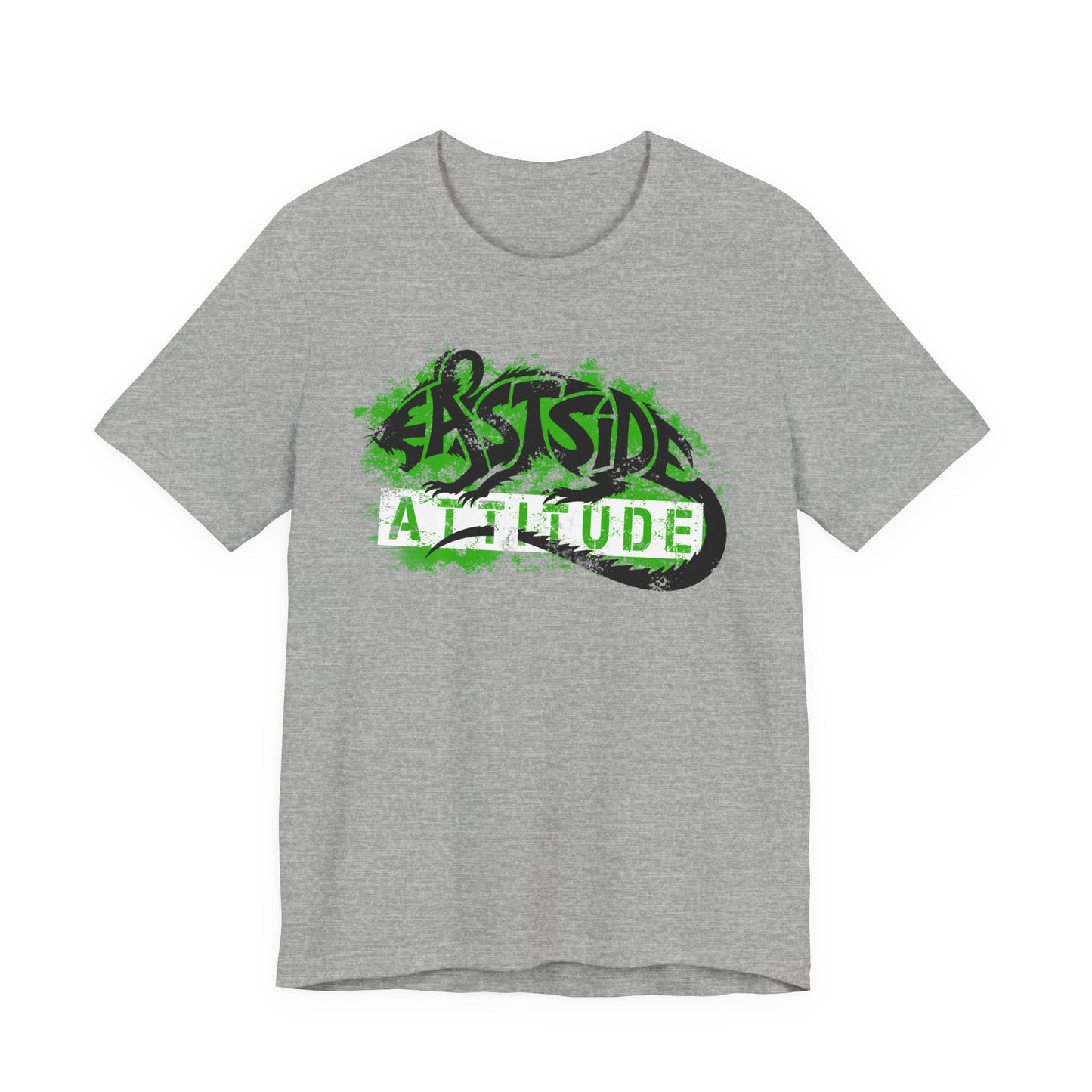 EASTSIDE ATTITUDE_Graphic Tee — distressed graphic Style T-Shirt