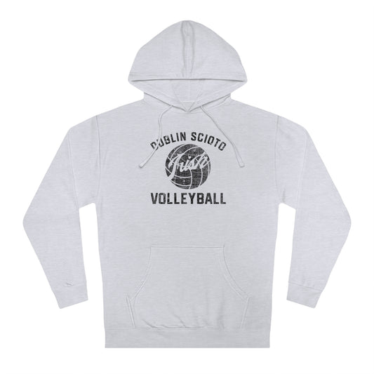 DUBLIN SCIOTO_IRISH VOLLEY BALL GRAPHIC_Distressed-Unisex Hooded Sweatshirt