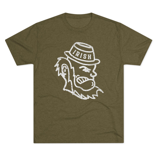 LEPRECHAUN_Distressed - Unisex Tri-Blend Crew Tee