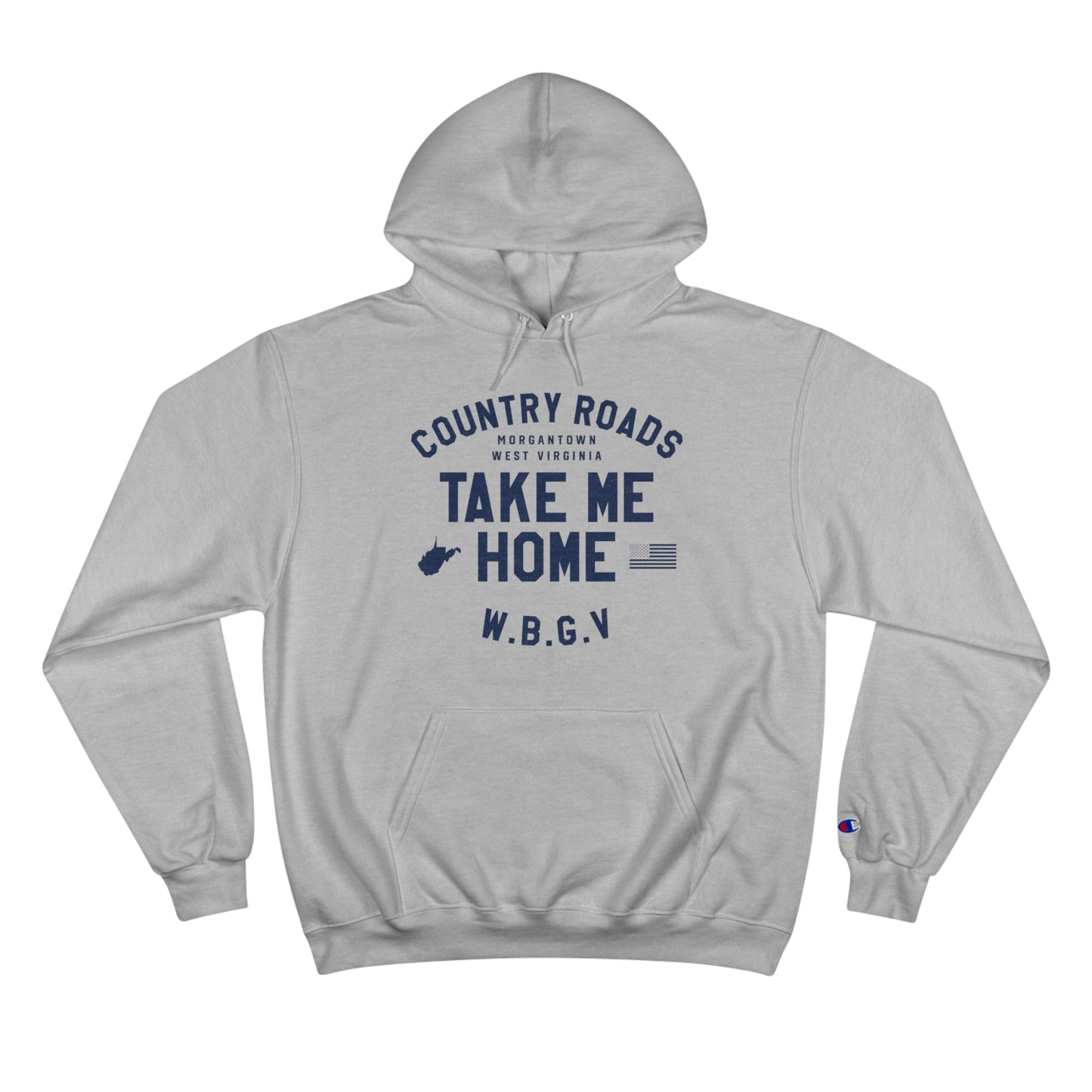 COMRADERY CHEMISTRY BUILDING COOKOUT_WEST BY GOD VIRGINIA-Champion Hoodie