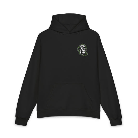 LEPRECHAUN icon – Hoodie — Vintage Statue Embroidered Chest Logo