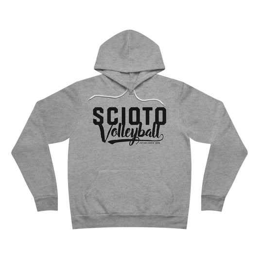 SCIOTO VOLLEYBALL (script)_ESTABLISHED 1995 - Unisex Sponge Fleece Pullover Hoodie
