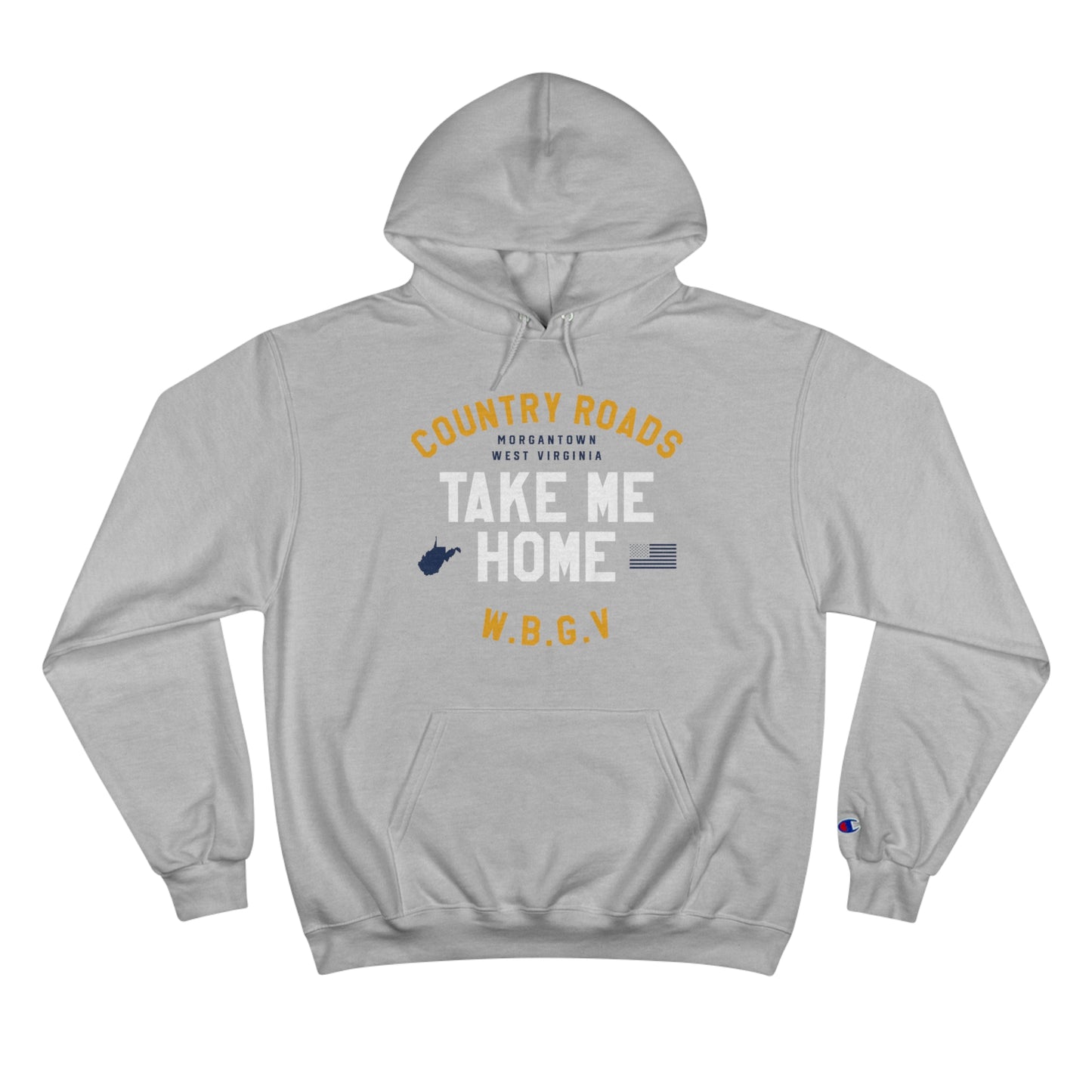 COMRADERY CHEMISTRY BUILDING COOKOUT_WEST BY GOD VIRGINIA-Champion Hoodie