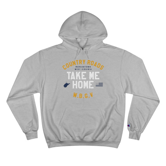 COMRADERY CHEMISTRY BUILDING COOKOUT_WEST BY GOD VIRGINIA-Champion Hoodie