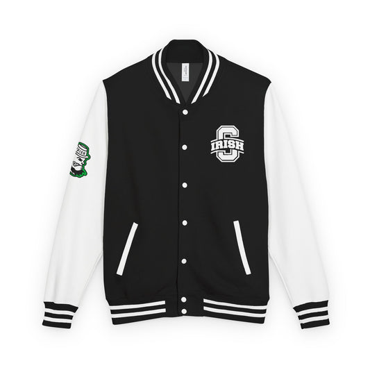 DUBLIN SCIOTO - Letterman Style Jacket — Leprechaun icon_Dublin Scioto Logo