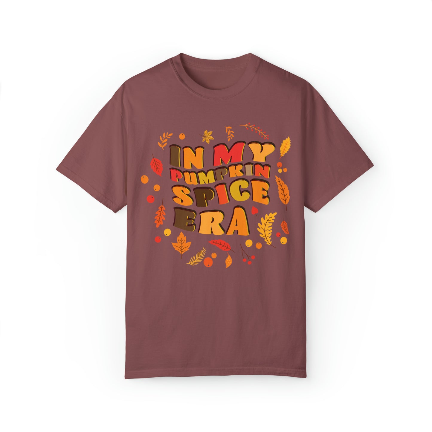 IN MY PUMPKIN SPICE ERA-Unisex Garment-Dyed T-shirt