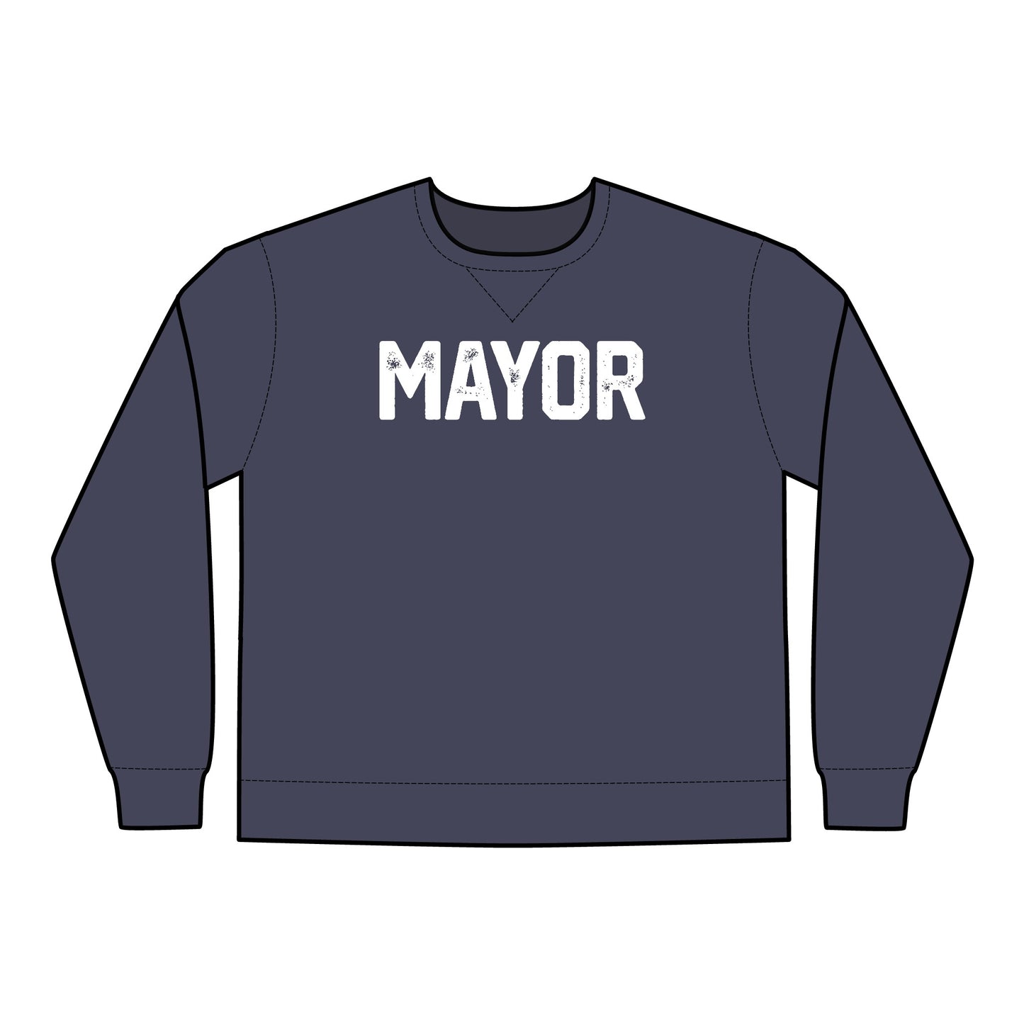 MAYOR-Unisex ComfortWash® Garment Dyed Crewneck Sweatshirt