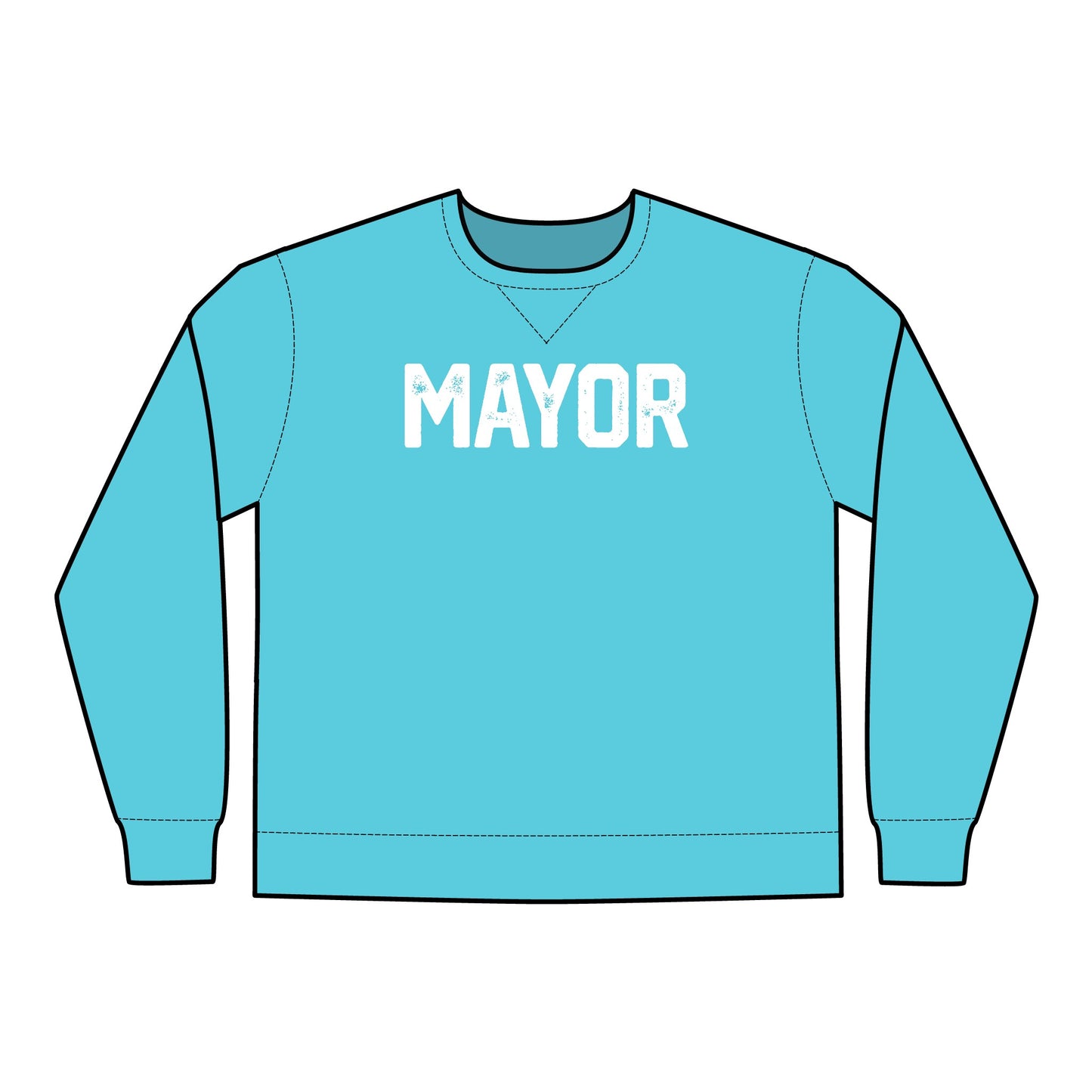 MAYOR-Unisex ComfortWash® Garment Dyed Crewneck Sweatshirt