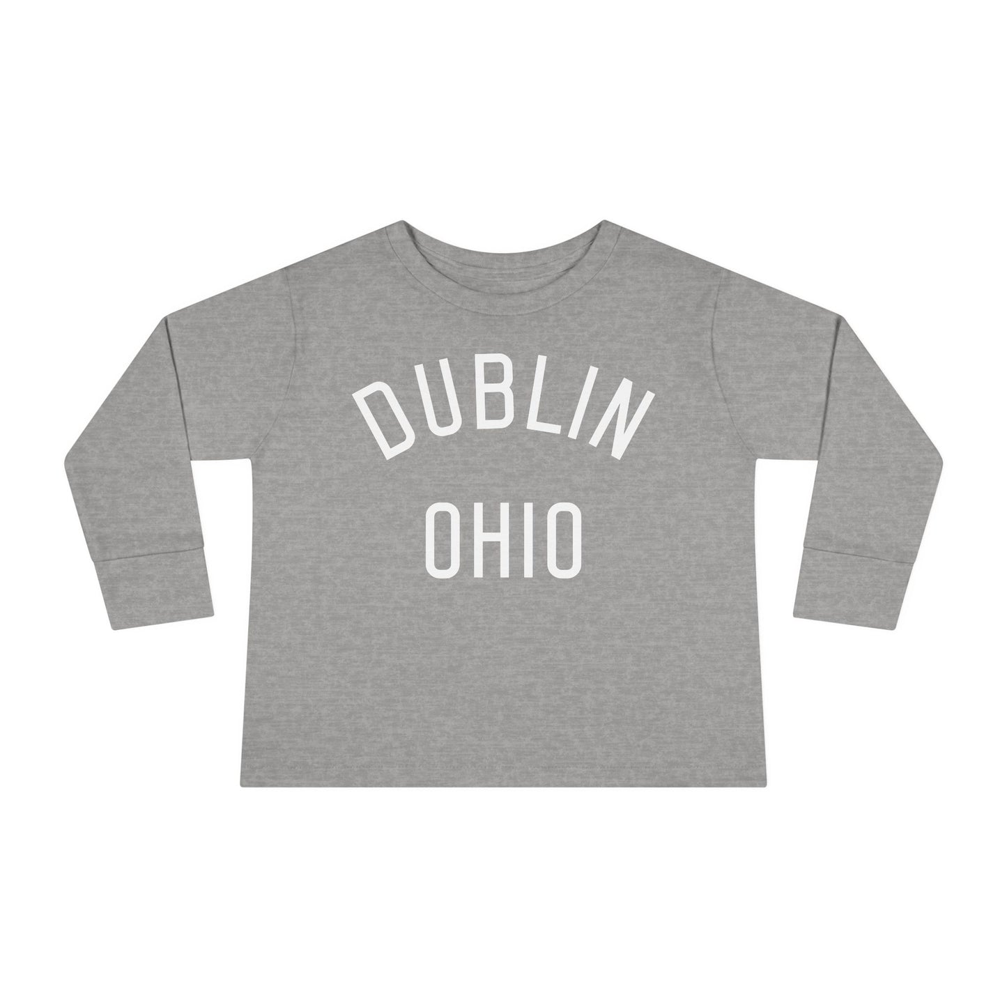 DUBLIN (arched type) OHIO - Toddler Long Sleeve Tee