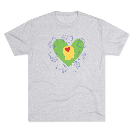 Everybody Everday_Eco-Friendly Heart Mind Graphic_Unisex Casual Tee, Gift for Friend, Thoughtful Gift