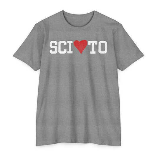 50%/50% Blend-SCIOTO_HEART SUBSTITUTION-Unisex CVC Jersey T-shirt