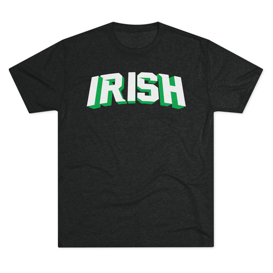 IRISH_DIMENSIONAL-ARCHED TYPE - Unisex Tri-Blend Crew Tee