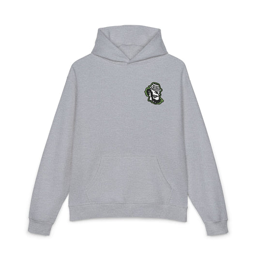 LEPRECHAUN icon – Hoodie — Vintage Statue Embroidered Chest Logo