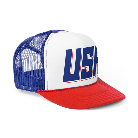 USA Trucker Cap - Patriotic Red, White & Blue Hat for Independence Day and Outdoor Fun