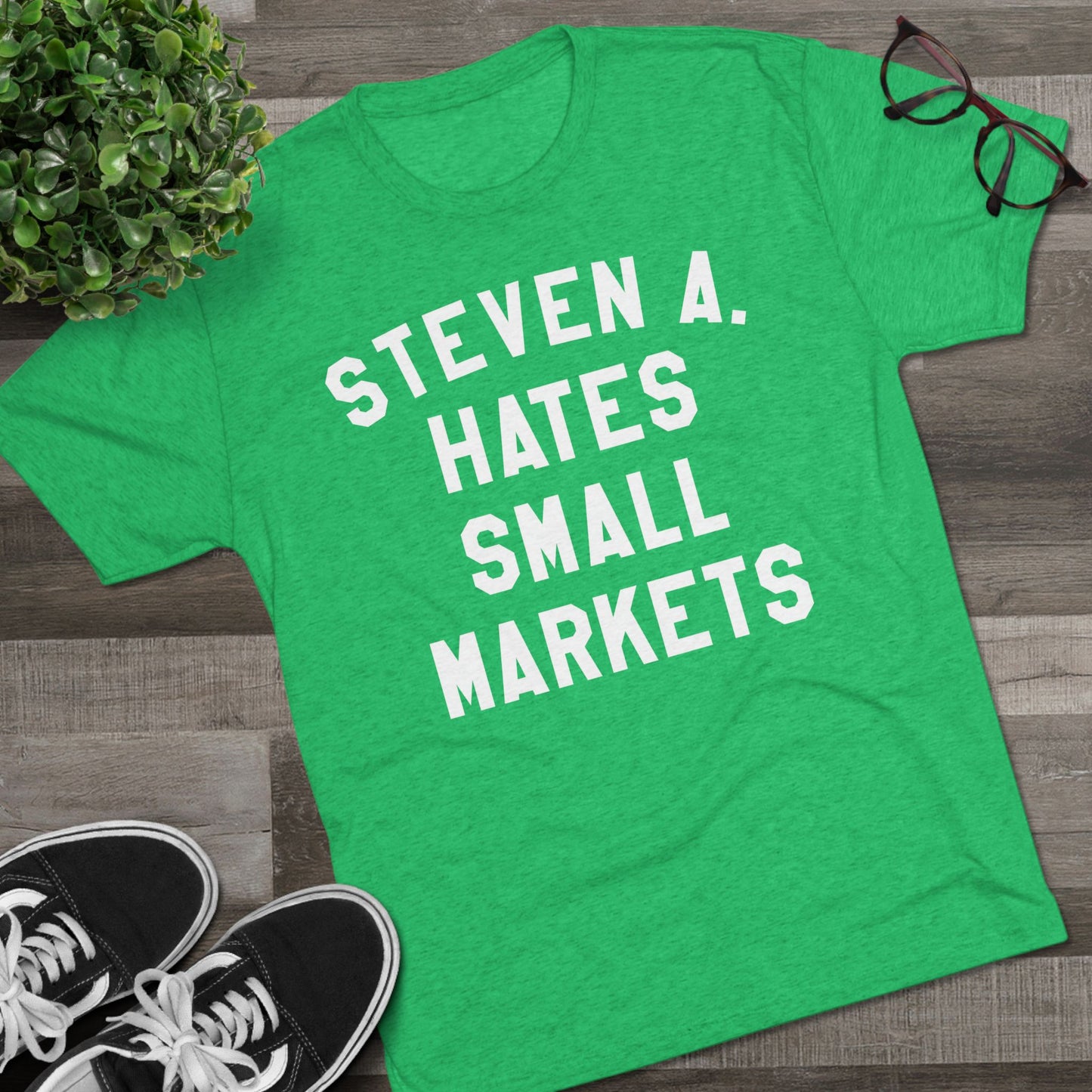 Copy of STEVEN A. HATES SMALL MARKETS-Unisex Tri-Blend Crew Tee