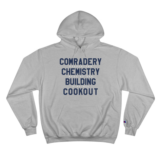 COMRADERY CHEMISTRY BUILDING COOKOUT_WEST BY GOD VIRGINIA-Champion Hoodie