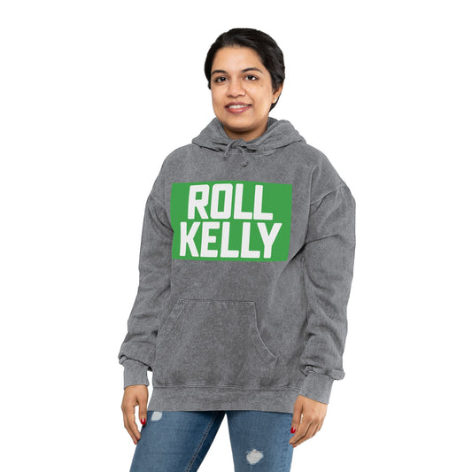 ROLL KELLY-Unisex Mineral Wash Hoodie