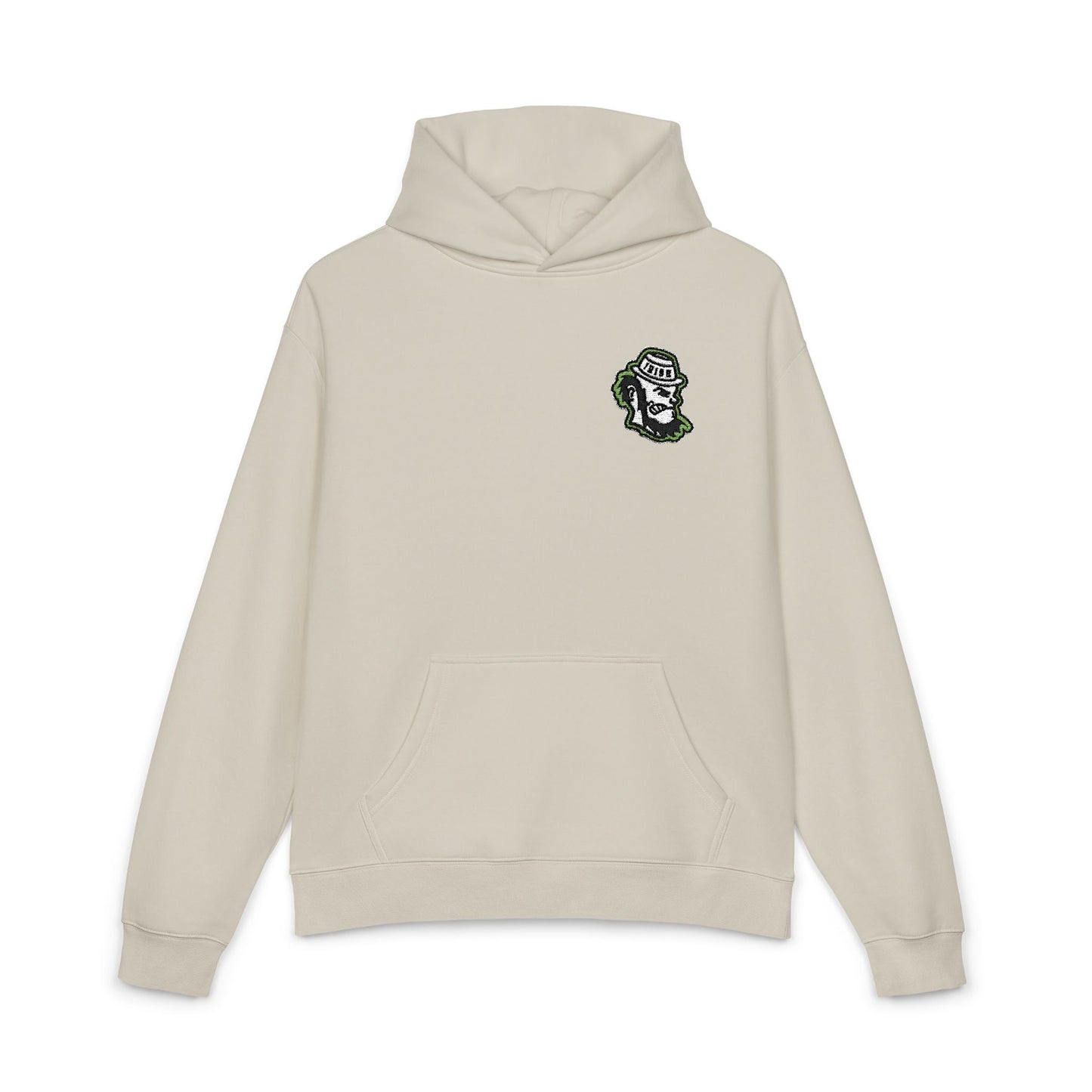 LEPRECHAUN icon – Hoodie — Vintage Statue Embroidered Chest Logo