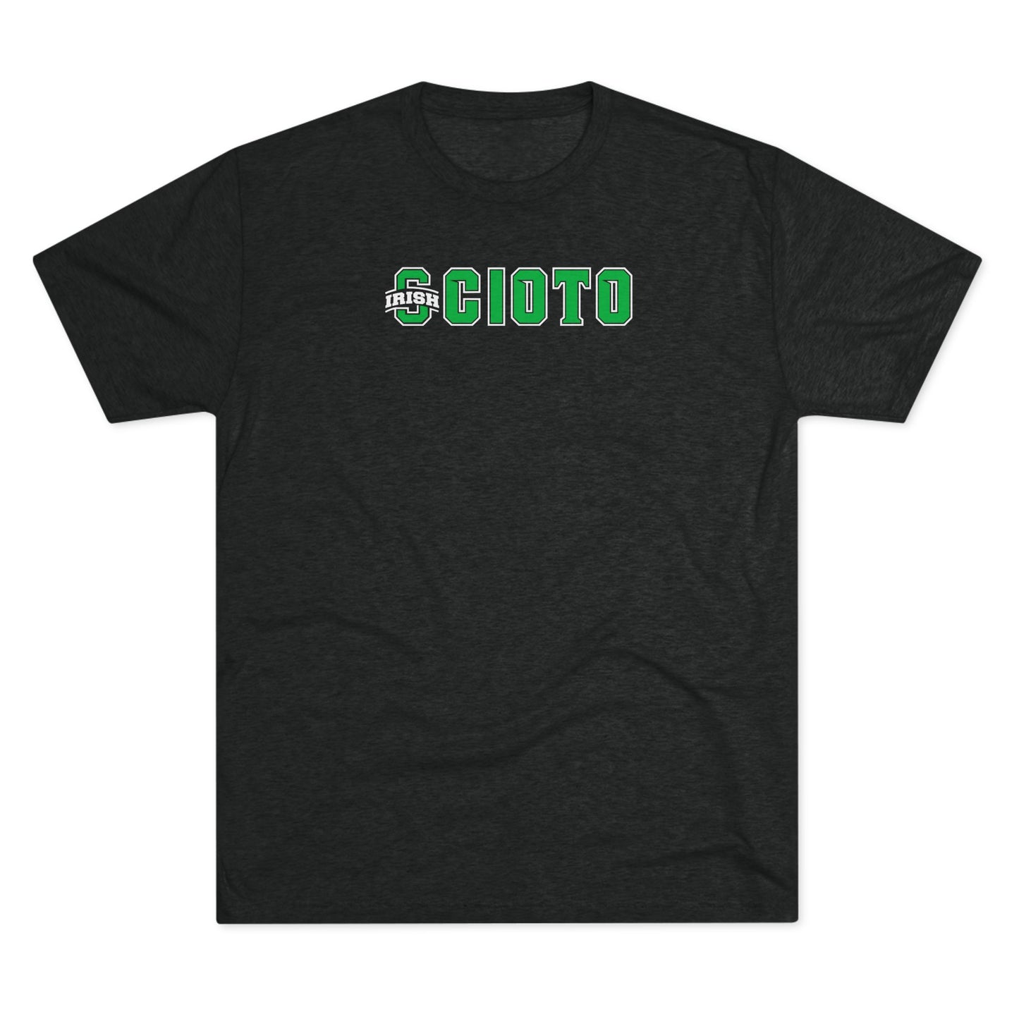 SCIOTO (IRISH LOGO SUBSTITUTION)-Unisex Tri-Blend Crew Tee