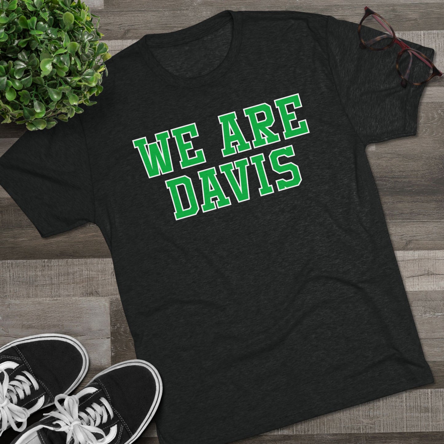 WE ARE DAVIS-Unisex Tri-Blend Crew Tee