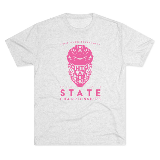 HELMET_STATE CHAMPIONSHIPS-Unisex Tri-Blend Crew Tee