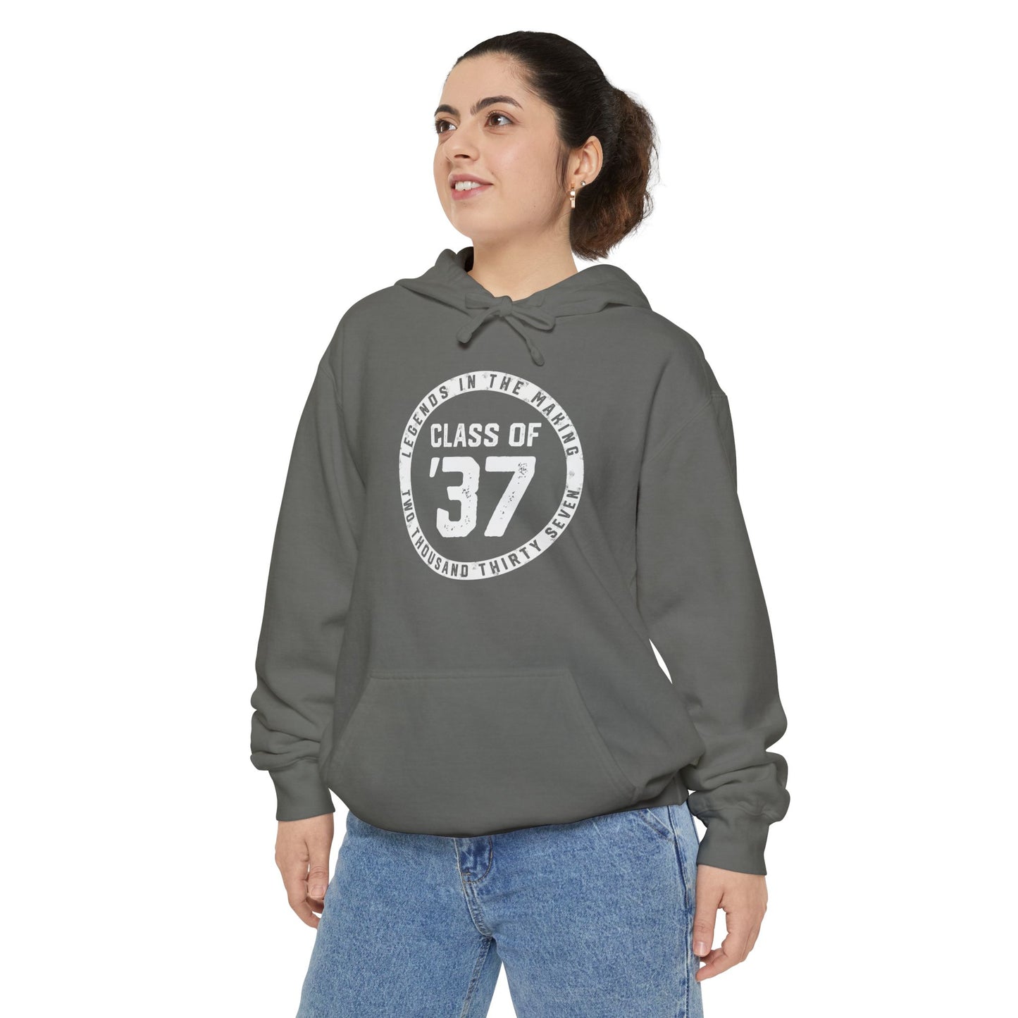 CLASS OF ’37_LEGENDS IN THE MAKING-Unisex Garment-Dyed Hoodie