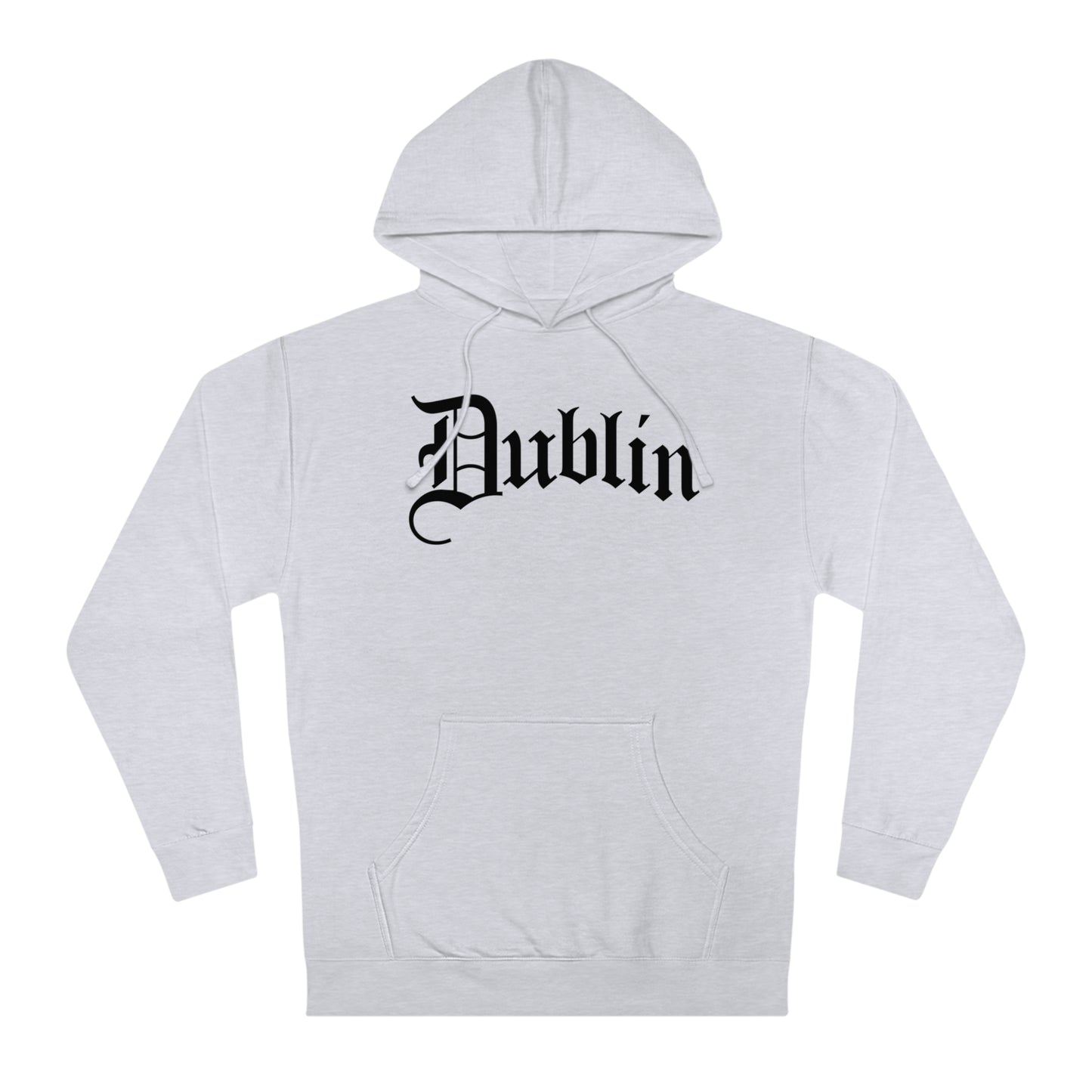 DUBLIN (old english script arched)-Unisex Hooded Sweatshirt