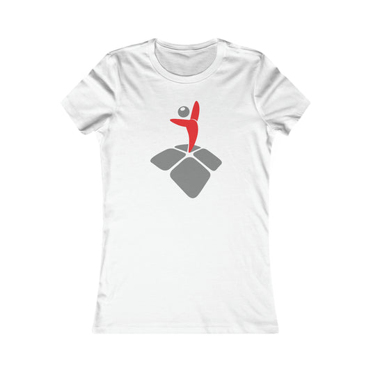 THE BOUNCE CLUB ICON (front)_CHEER (back) - Women's Favorite Tee