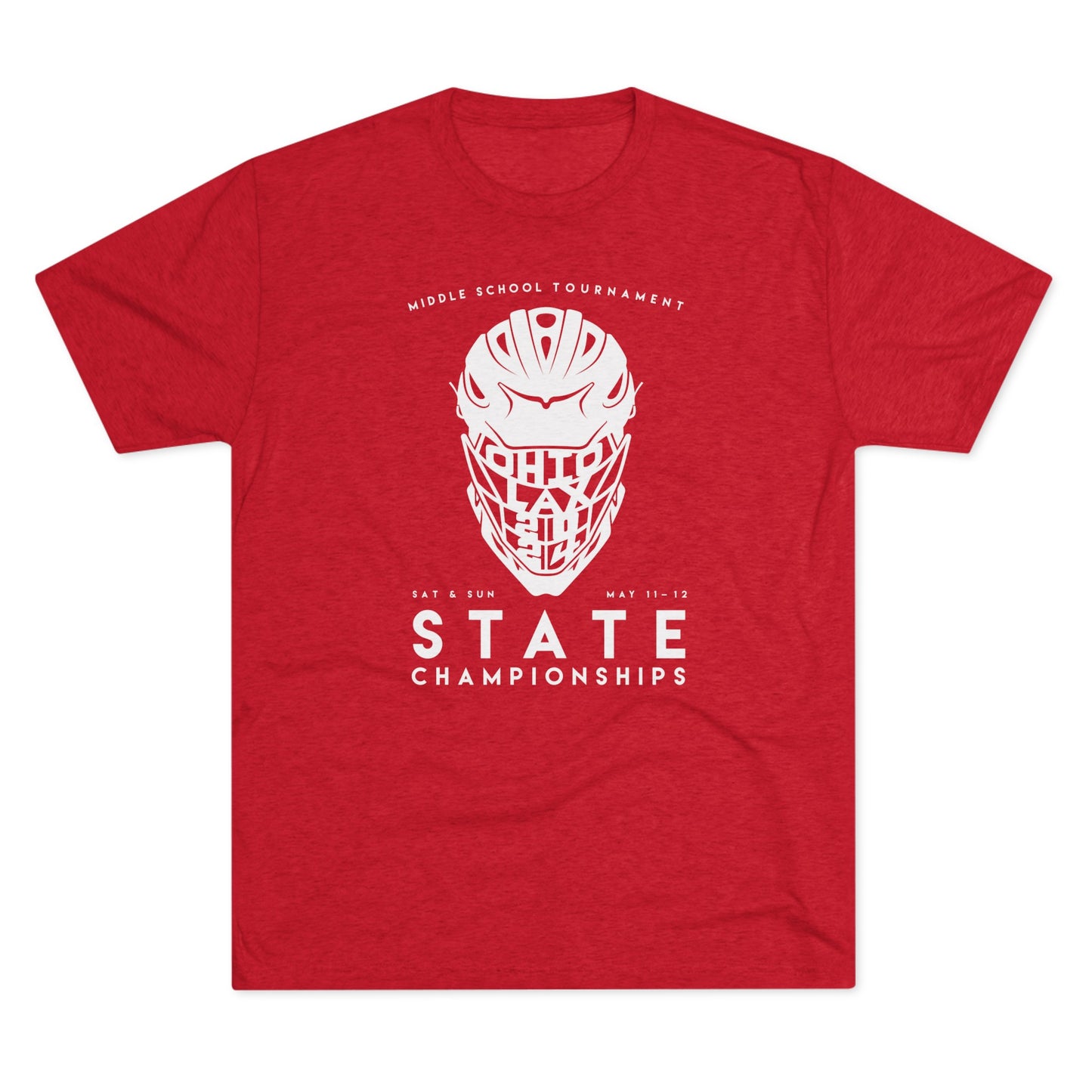 HELMET_STATE CHAMPIONSHIPS-Unisex Tri-Blend Crew Tee