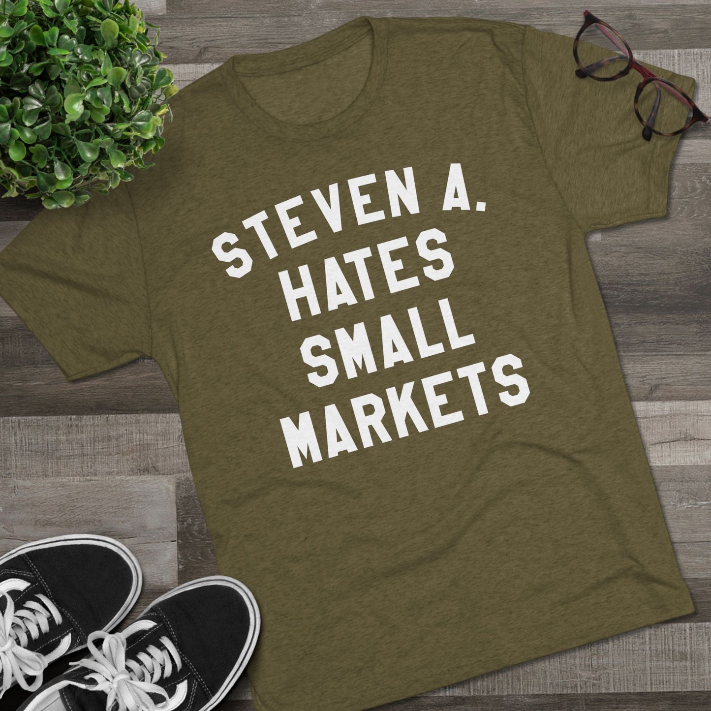 Copy of STEVEN A. HATES SMALL MARKETS-Unisex Tri-Blend Crew Tee