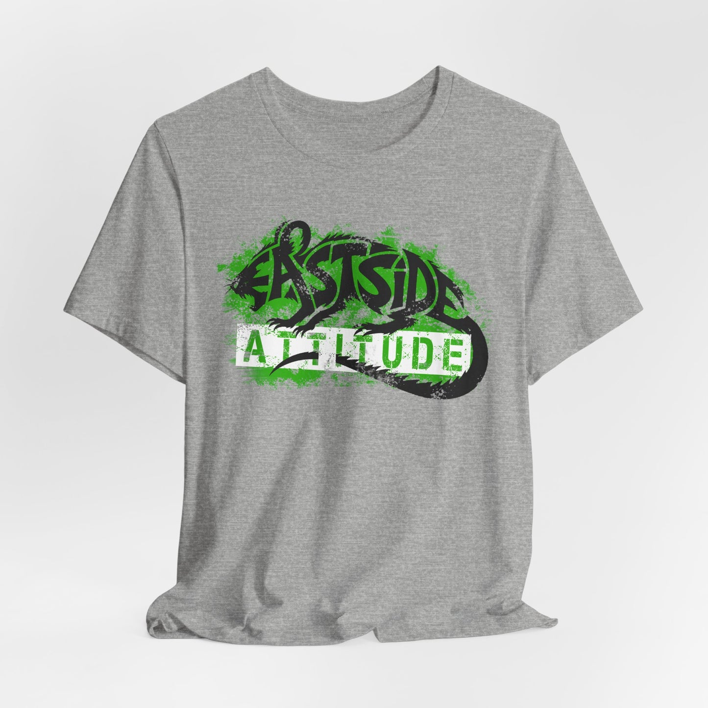 EASTSIDE ATTITUDE_Graphic Tee — distressed graphic Style T-Shirt