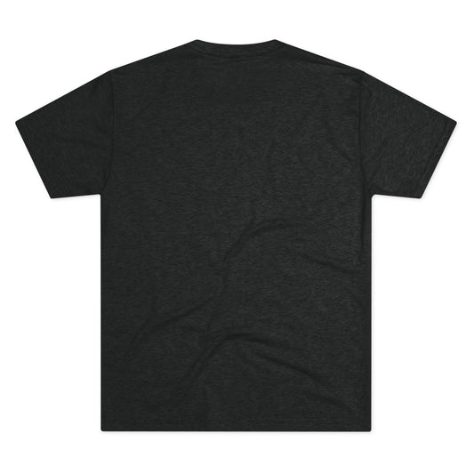 STATE OH SHAPE_MASCOT KNOCKOUT-Unisex Tri-Blend Crew Tee